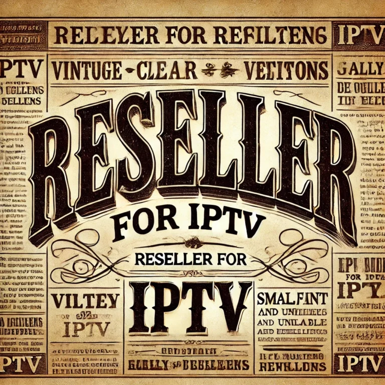 Reseller for IPTV